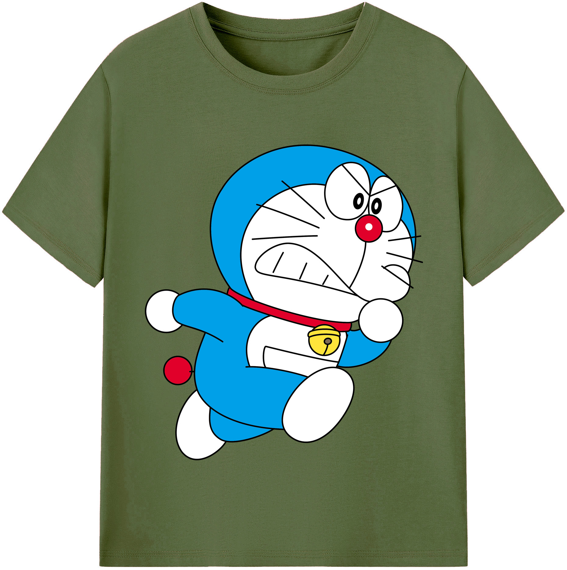 （画像用） ドラえもん Doraemon 綿100％半袖Tシャツ（フロントプリント）
